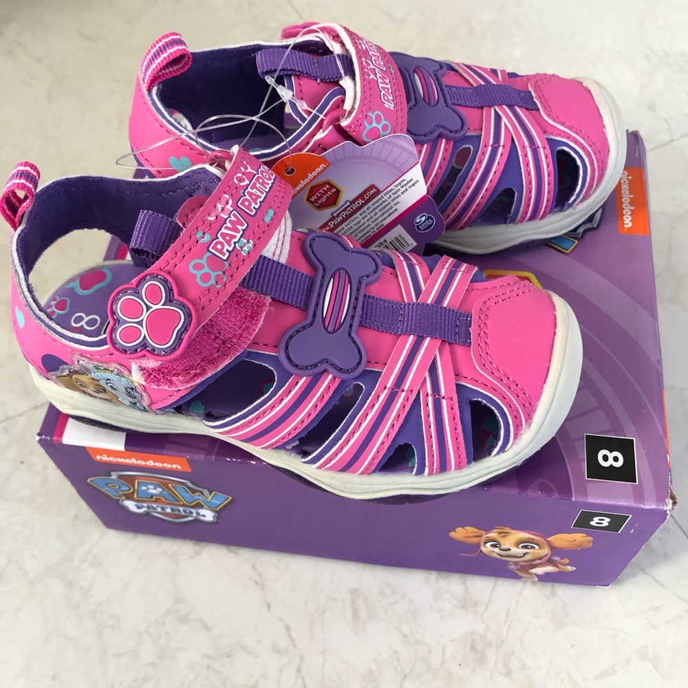 Paw Patrol sandals size 8